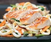 Sesame Chicken and Noodle Stir-fry