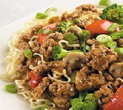 Ground Chicken Teriyaki Stir-fry