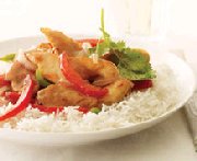 Sauté de poulet sauce aigre-douce 1