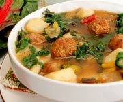 Sausage, Potato and Swiss Chard Soup