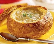 Onion Soup in Bread Bowls