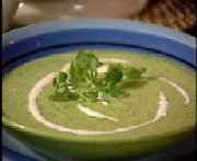 Green Pea and Watercress Soup