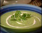 Green Pea and Watercress Soup