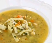 Soupe aux pois chiches et au cumin