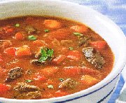 soup peppers, tomatoes and beef (slow cooker)