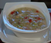 Creamy chicken soup