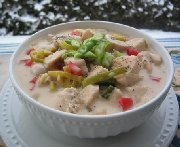 Creamy chicken soup