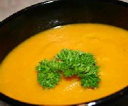 Soupe de carottes au cari