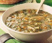 Soupe de dinde aux châtaignes