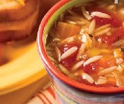 Soupe de tomate et orzo