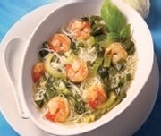 Shrimp and Bok Choy Tonkinese Soup