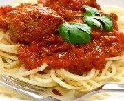 Spaghetti « chickenball »