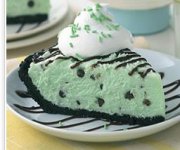 Tarte à la crème glacée aux pépites de chocolat à la menthe