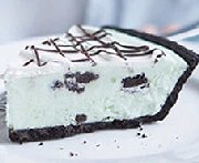 Tarte au chocolat et à la menthe