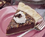 Tarte au chocolat et aux noix
