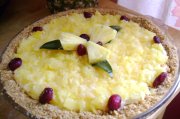 Tarte au fromage et à l'ananas