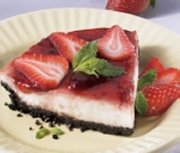 Yogurt, Ricotta and Strawberry Pie