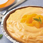 Tarte crémeuse à l'orange