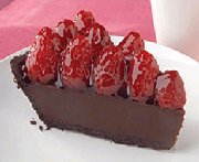 Tarte ganache aux framboises