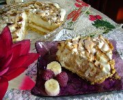 Tarte sundae aux bananes et au beurre d'arachide