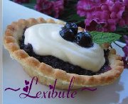 Blueberry-fudge tarts