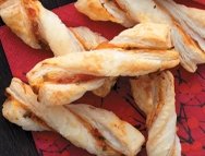 Roasted Red Pepper & Feta Cheese Twists