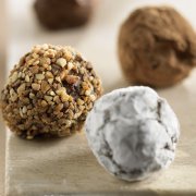 Black Chocolate and Coffee Truffles