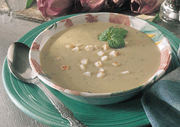 Creamy Artichoke and Shrimp Soup