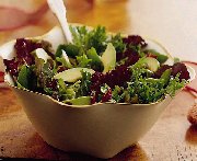 Mixed baby greens with balsamic vinaigrette 